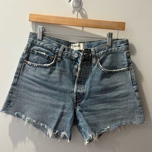 Size 26 Agolde Parker Long Short in Wheel